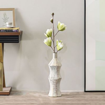 Bloomin Artificial Flower Green/White 
