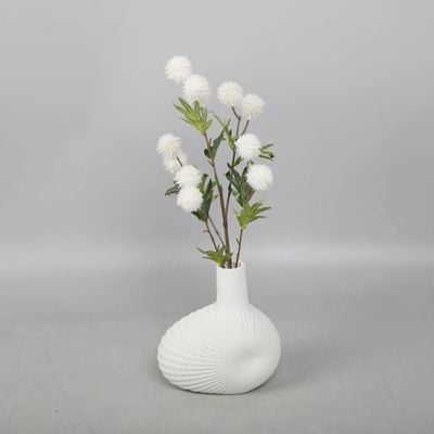 Radiant Indoor Flower In Pot White 17.78X12.7X48.26Cm (Cs9681)