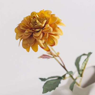 Bloomvogue Artificial Dahlia - Yellow - 46 cm