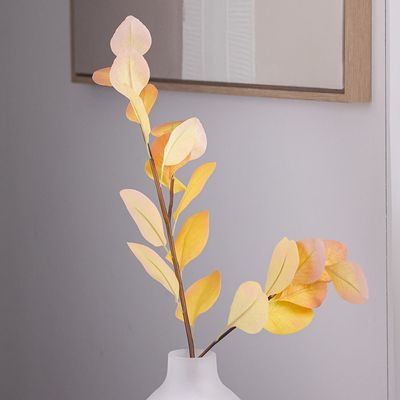 Bloomvogue Artificial Eucalyptus Leaves - Yellow - 90 cm