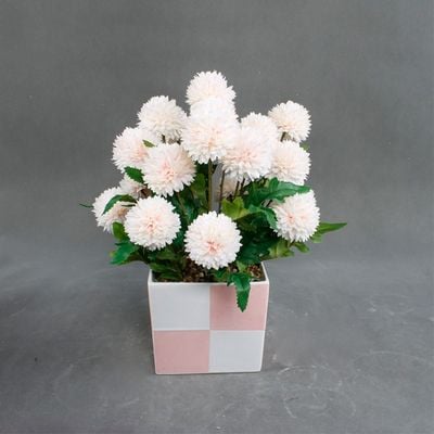 Eternal Bliss Blush Pink Flower In Pot Size:25.4X25.4X36.2Cm