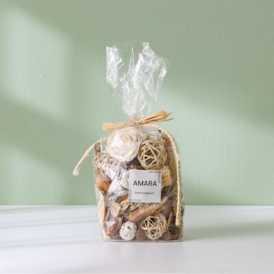 Fleur Rose Pot Pourri With Cotton Chips Wo/Perfume Multicolor 100 Gms