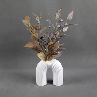 SS25 Daisy Ceramic & Fabric Fall Arrangement In Pot 25.4*21.59*41.91Cm