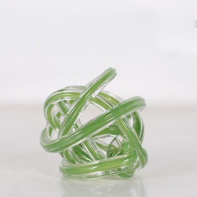 Aw24 Diana Surreal Glass Knot Green 10Cm