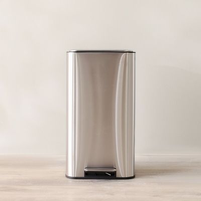 Falcon 30L Stainless Steel Pedal Bin,Soft Close,Stainless Steel Matte Finish 32.5 X 31.8 X 61.9 CM SK19007B-002