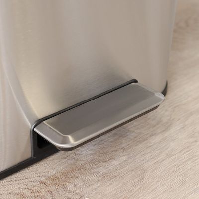 Falcon 30L Stainless Steel Pedal Bin,Soft Close,Stainless Steel Matte Finish 32.5 X 31.8 X 61.9 CM SK19007B-002