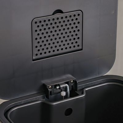 Falcon 30L Stainless Steel Pedal Bin,Soft Close,Stainless Steel Matte Finish 32.5 X 31.8 X 61.9 CM SK19007B-002
