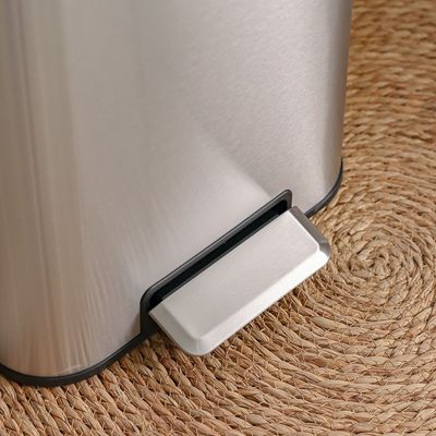 Falcon 30L Stainless Steel Pedal Bin,Soft Close,Stainless Steel Matte Finish 32.5 X 31.8 X 61.9 CM SK19007B-002