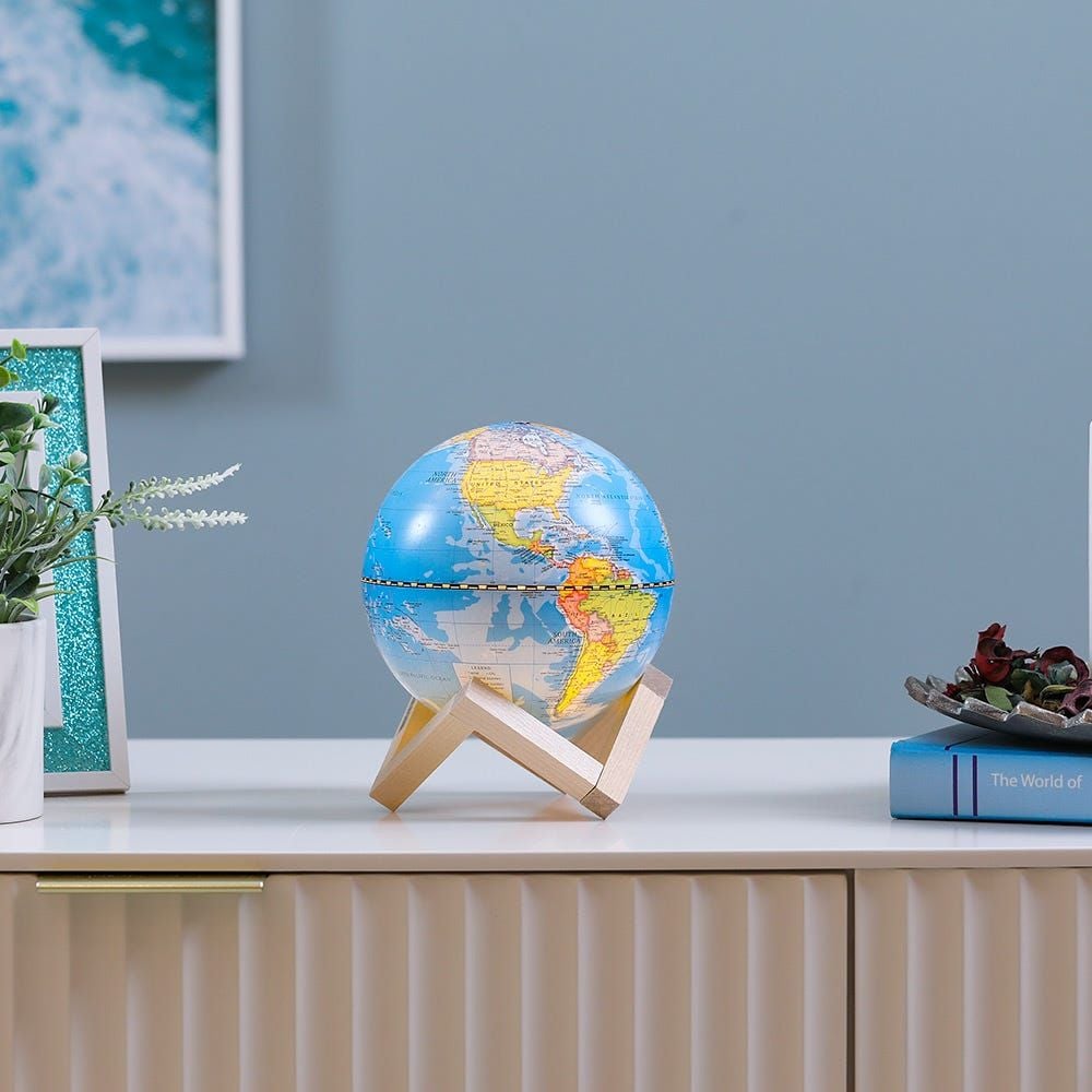 World globe on sale touch lamp