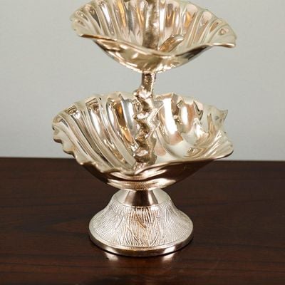 Arianna Shell Serving Bowl Silver