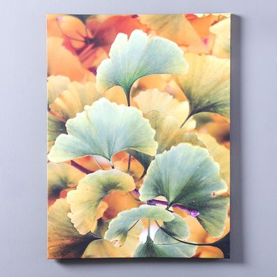 Lorena Gold And Green Leaves Canvas 60X80X2CM