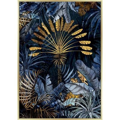 Kellan Bunch Of Leaves Wall Art 80X120 Cm Gold A1235