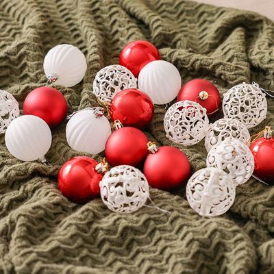 Rudolph Christmas Baubles Multi S/20-3Cm