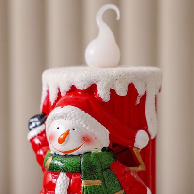 Rudolph Christmas Santa Led Candle