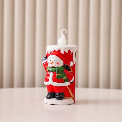 Rudolph Christmas Santa Led Candle