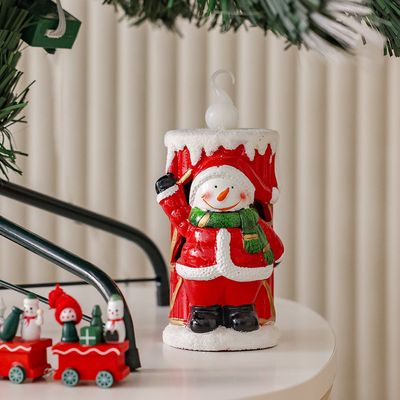 Rudolph Christmas Santa Led Candle