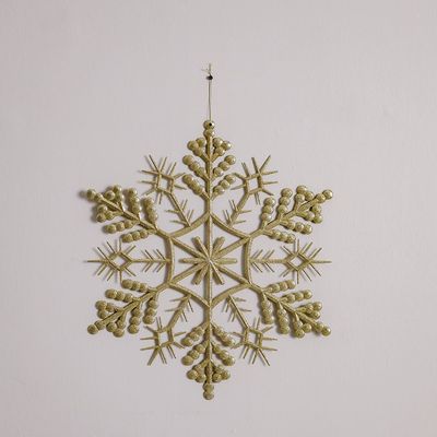 Rudolph Christmas Gold Snow Flakes 55Cm Rudolph Christmas Gold Snow Flakes 55Cm