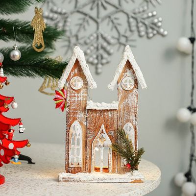 Rudolph Christmas Led Castle 19X6X31Cm