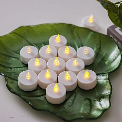 Alice Flute LED Candle White Dia 3.4 X 4Cm