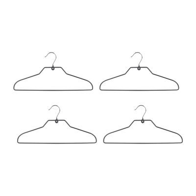 Magnus Set Of 4 Metal Hanger Grey 40X19X0.29Cm 