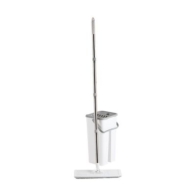 Magnus Self Wash Mop Bucket Kit White & Grey 20 X 17 X 36 Cm