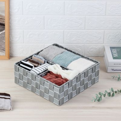 Macaw Storage Basket 28 X 28 X 14Cm Grey Set/4