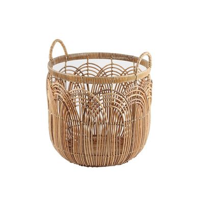 Macaw Pe Storage Basket 39X36Cm Natural Set/2