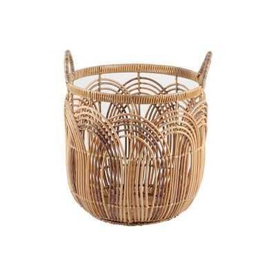 Macaw Pe Storage Basket 39X36Cm Natural Set/2