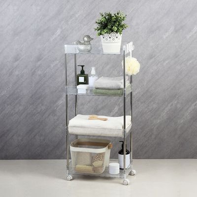 Macaw Metal Storage Cart With 3 Storeys40X22X88Cm