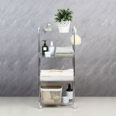 Macaw Metal Storage Cart With 3 Storeys40X22X88Cm