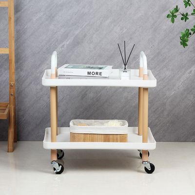 Macaw Metal Storage Cart With 2 Storeys 53.5X36X55Cm