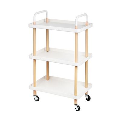 Macaw Metal Storage Cart With 3 Storeys 53.5X36X85Cm