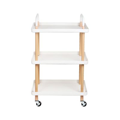 Macaw Metal Storage Cart With 3 Storeys 53.5X36X85Cm