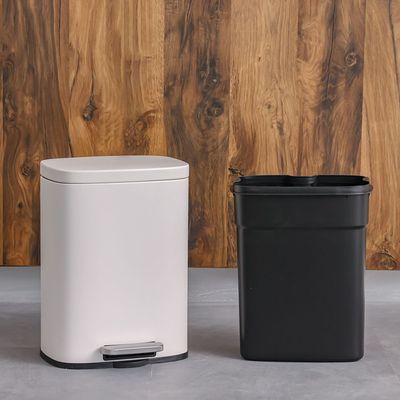Falcon 12L Pedal Bin Soft Close Iron With Powder Coating 28 X 19.2 X 37Cm