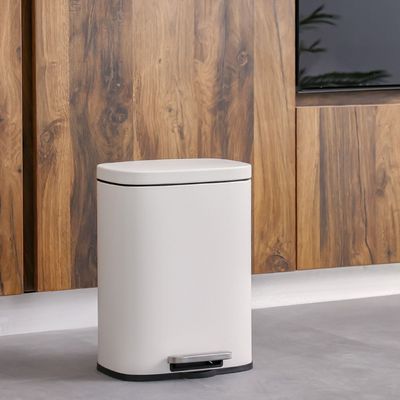 Falcon 12L Pedal Bin Soft Close Iron With Powder Coating 28 X 19.2 X 37Cm