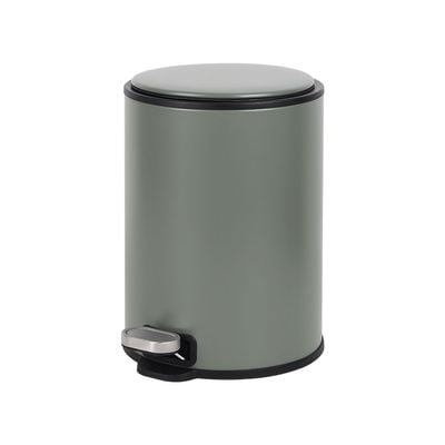 Falcon 6L Pedal Bin Soft Close Iron With Powder Coating Green 22X30Cm