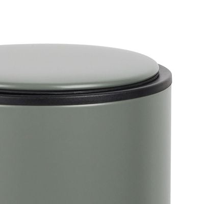 Falcon 6L Pedal Bin Soft Close Iron With Powder Coating Green 22X30Cm