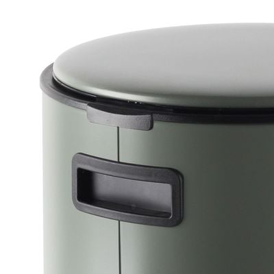 Falcon 30L Pedal Bin Soft Close Iron With Powder Coating Green 33X62Cm