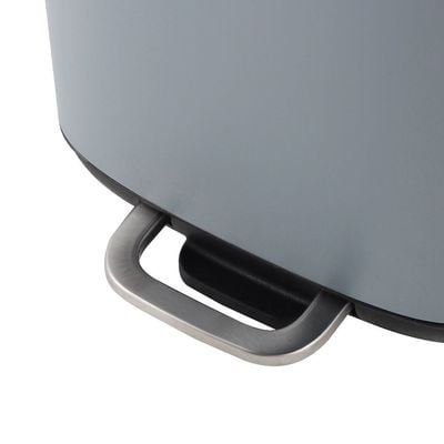 Falcon 5L Pedal Bin Soft Close Iron With Powder Coating Grey 21X19.5X32.5Cm