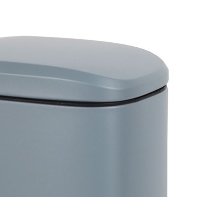 Falcon 5L Pedal Bin Soft Close Iron With Powder Coating Grey 21X19.5X32.5Cm