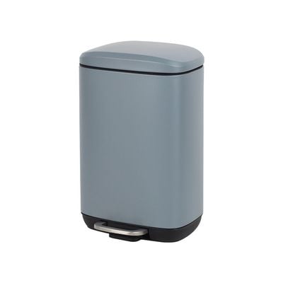 Falcon 5L Pedal Bin Soft Close Iron With Powder Coating Grey 21X19.5X32.5Cm