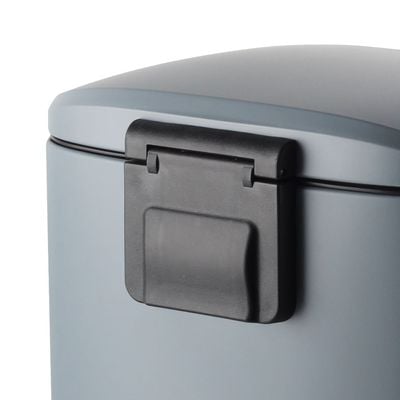 Falcon 30L Pedal Bin Soft Close Iron With Powder Coating Grey 34.5X30.5X67Cm