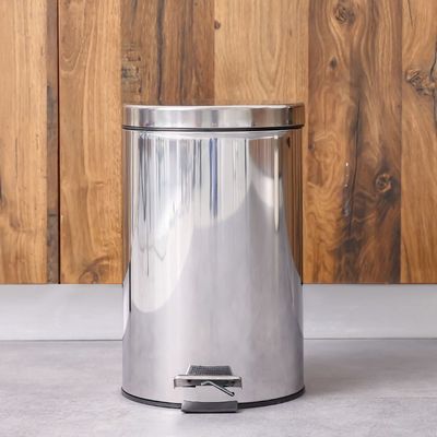 Falcon 5L Stainelss Steel Dustbin 20X27.5Cm