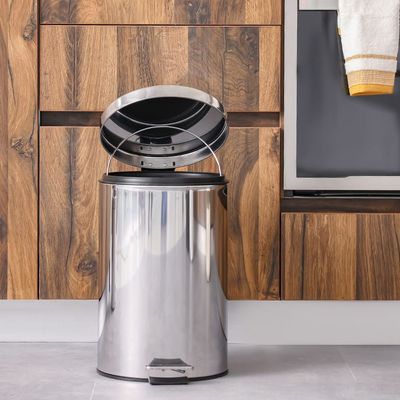 Falcon 12L Stainelss Steel Dustbin 25X39Cm