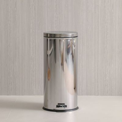 Falcon Stainless Steel Dustbin - 30L - 29x65 cm