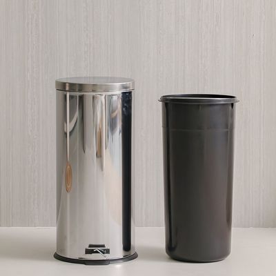 Falcon Stainless Steel Dustbin - 30L - 29x65 cm