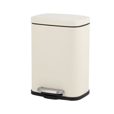 Falcon Pedal Bin Soft Close with Powder Coating - Beige - 5L 