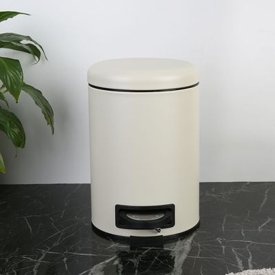 Falcon Dustbin With Inner Bucket Beige 20.5X27.5Cm 5Liter