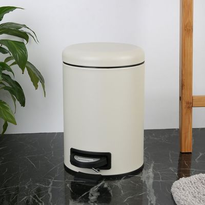 Falcon Dustbin With Inner Bucket Beige 20.5X27.5Cm 5Liter