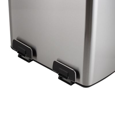 Falcon SS 40 (20 + 20L) Soft Close Recycle Bin With Finger Proof Varnish Matte 47 X 34.5X 48 Cm